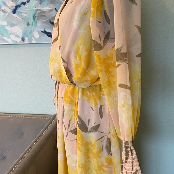 Halogen watercolor floral midi dress - Picture 11 of 16